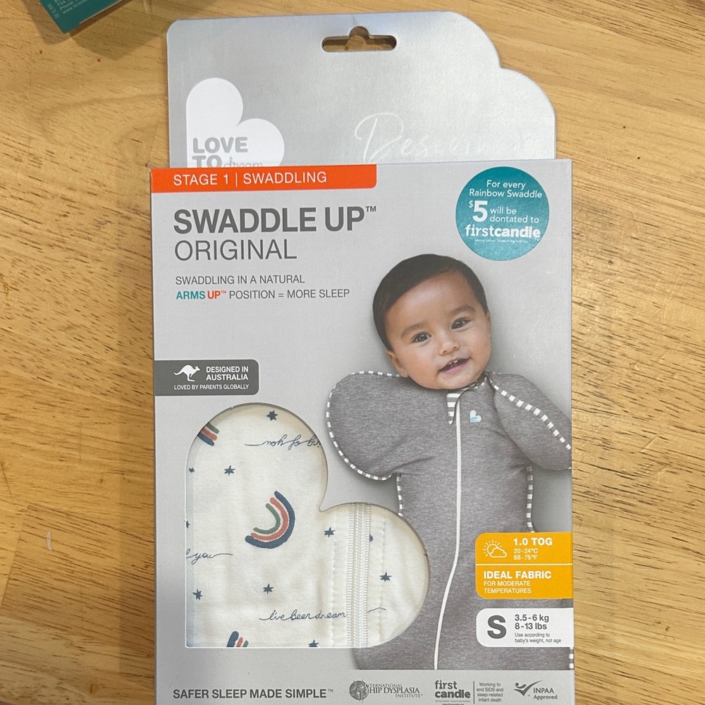 Love to Dream Swaddle Up Original in Gray and White